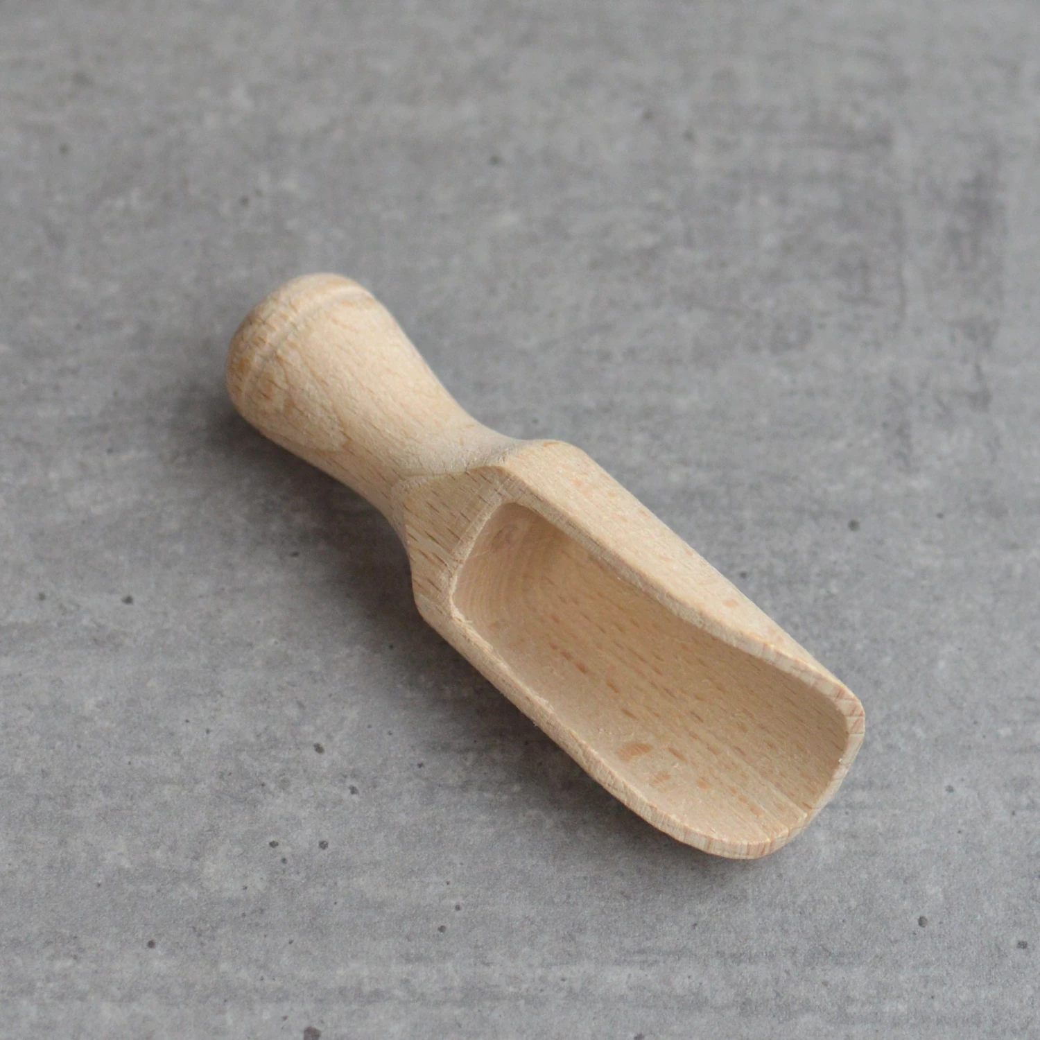 Scout House Homewares Glass Salt Jar With Wooden Scoop 4 Scout House Homewares Glass Salt Jar With Wooden Scoop