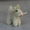 Scout Handmade Miniature Felt Cat