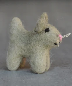 Scout Handmade Miniature Felt Cat