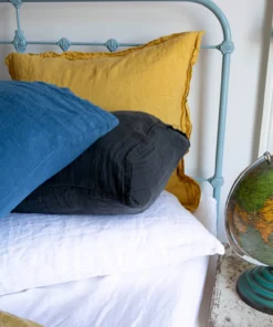 Scout House Scout Portuguese Linen European Pillowcase- WHITE Textiles