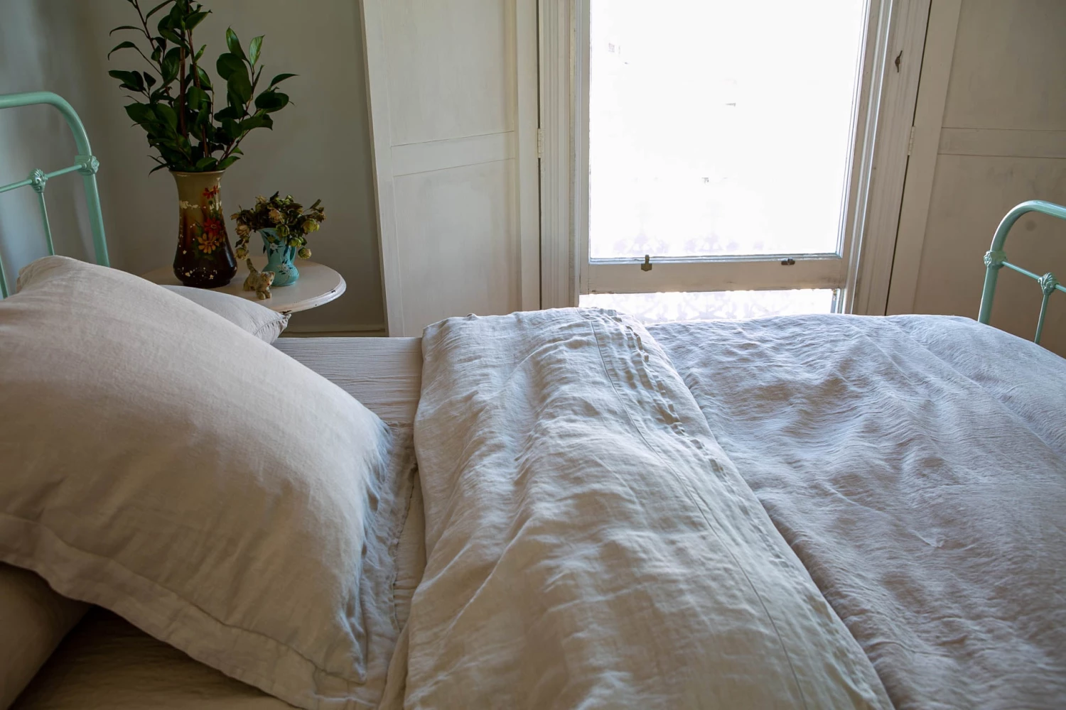 Scout House Scout Portuguese Linen Sheet Set- King - Linen Textiles 6 Scout House Scout Portuguese Linen Sheet Set- King - Linen Textiles