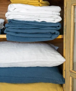 Scout House Textiles Scout Portuguese Linen Quilt Cover Set- King - Scout Blue 10 Scout House Textiles Scout Portuguese Linen Quilt Cover Set- King - Scout Blue