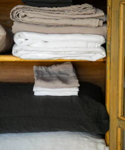 Scout House Homewares Scout Portuguese Linen Quilt Cover Set - Queen - Linen