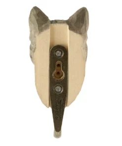 Scout House Homewares Hand Carved Wooden Wall Hook - House Cat