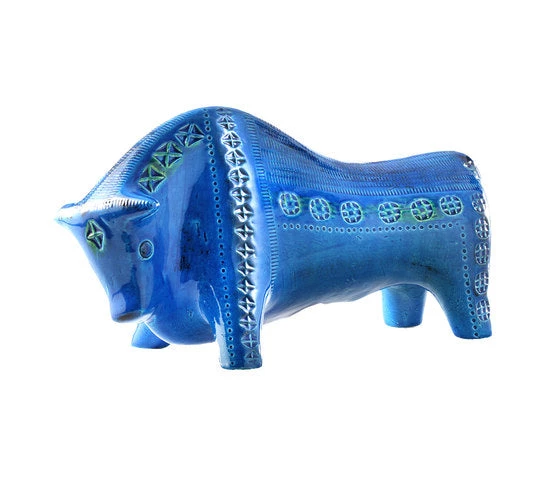 Bitossi Italy Ceramic Bull Figure 3 Bitossi Italy Ceramic Bull Figure