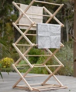 Scout Folding Clothes Horse/Airer - NEW - New Zealand Hoop Pine Homewares
