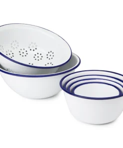Falcon Enamelware Homewares Falcon Enamel Prep Set With Colander