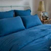 Scout House Homewares Scout Portuguese Linen Sheet Set- Queen - Scout Blue