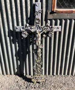 Scout Vintage Cast Iron French Crucifix Calais Gifts