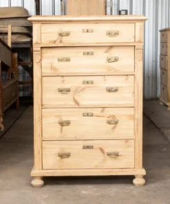 Scout House Vintage European Pine Drawers- Tall Boy