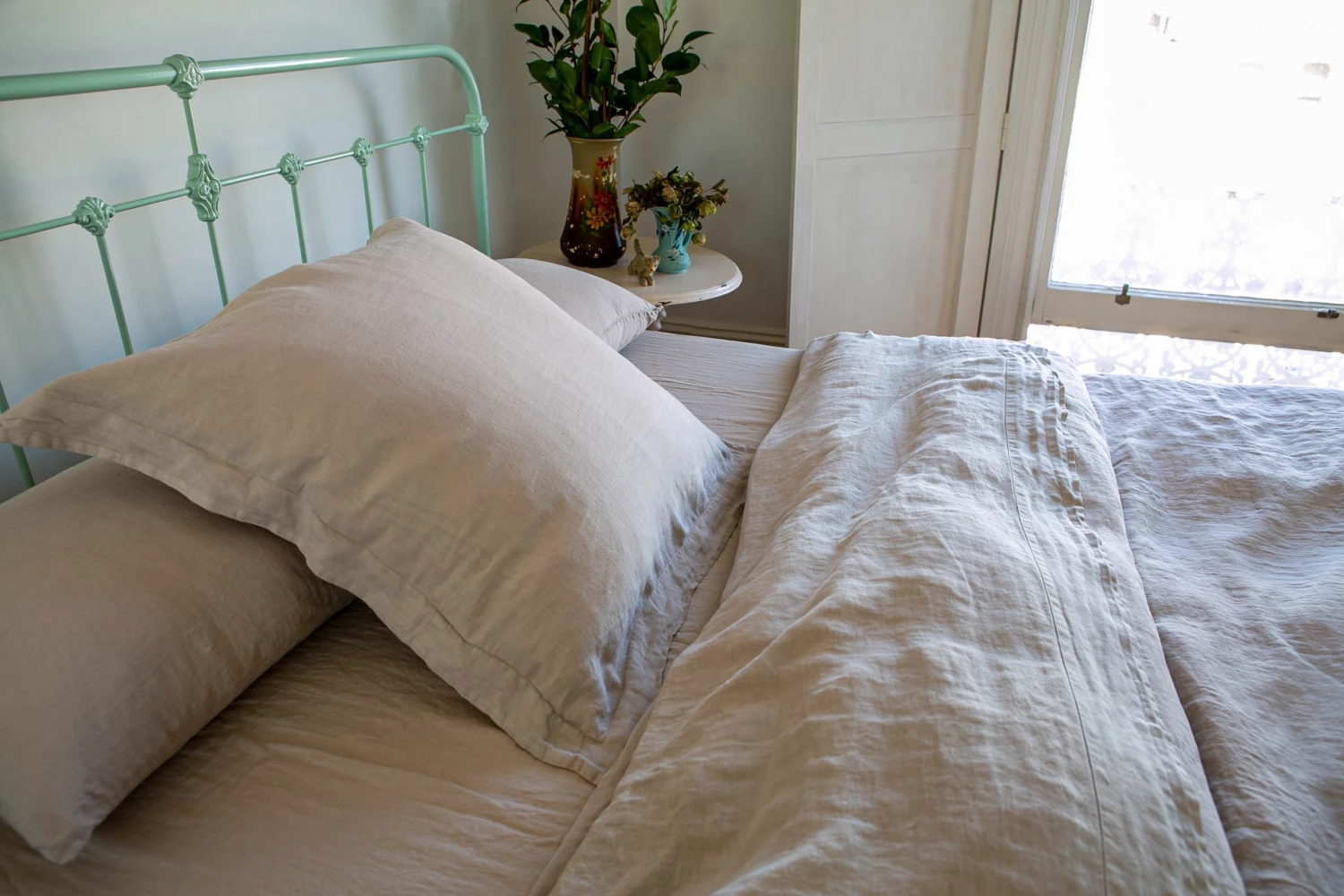 Scout House Scout Portuguese Linen Quilt Cover Set- King - Linen Textiles 4 Scout House Scout Portuguese Linen Quilt Cover Set- King - Linen Textiles