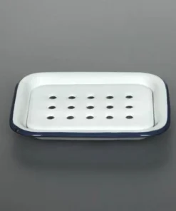 Scout Homewares Classic Two Piece Enamel Soap Dish