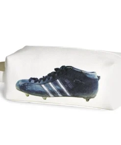 Scout House Homewares Football Boot Toiletry Bag In White