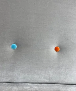 Scout House Vintage French Modular Lounge - Silver Grey With Coloured Buttons Furniture 6 Scout House Vintage French Modular Lounge - Silver Grey With Coloured Buttons Furniture