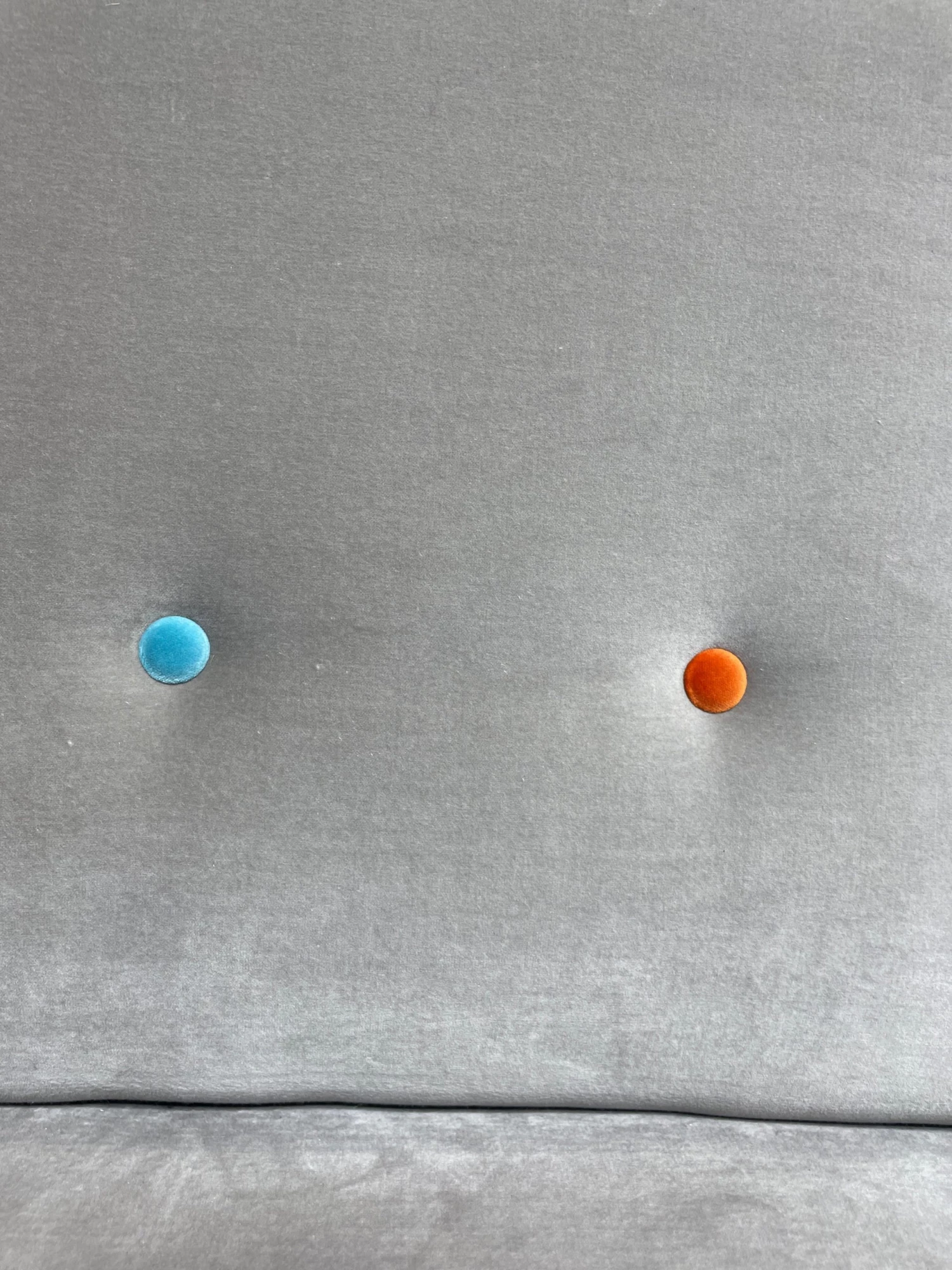 Scout House Vintage French Modular Lounge - Silver Grey With Coloured Buttons Furniture 4 Scout House Vintage French Modular Lounge - Silver Grey With Coloured Buttons Furniture