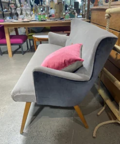 Scout House Vintage French Modular Lounge - Silver Grey With Coloured Buttons Furniture 7 Scout House Vintage French Modular Lounge - Silver Grey With Coloured Buttons Furniture