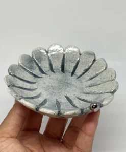 Bridget Bodenham - Flower Dish Silver Pearl Gifts