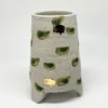 Bridget Bodenham - Small Cylindrical Vase - Rustic Green 2