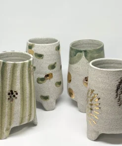Bridget Bodenham - Small Cylindrical Vase - Rustic Gold Gifts