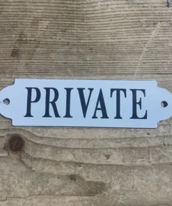 Scout House Gifts Enamel TOILET Sign