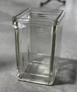 Scout House Gifts Antique Glass Battery Case Jar- USA WILLARD
