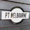 Scout House Port Melbourne Victorian Railways Enamel Sign