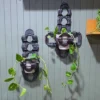Scout House Restored Iron Wall Planter Sculpture Gifts