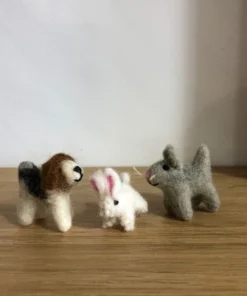 Scout Handmade Miniature Felt Cat