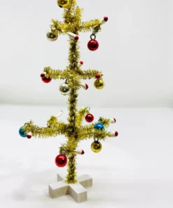 Scout VICTORIAN TINSEL TREE - GOLD Homewares