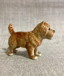 Scout House Homewares Ceramic Light Cairn Terrier Miniature Figurine
