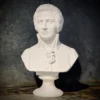 Egregia 30cm MOZART ALABASTER BUST 1 Egregia 30cm MOZART ALABASTER BUST