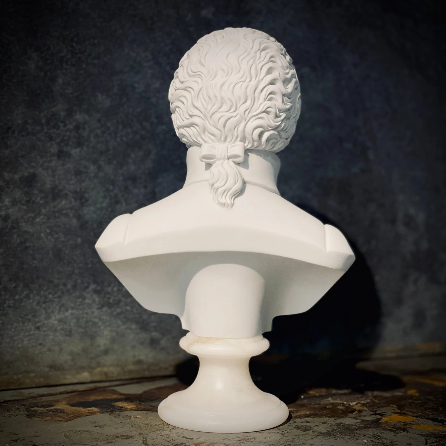 Egregia 30cm MOZART ALABASTER BUST 6 Egregia 30cm MOZART ALABASTER BUST