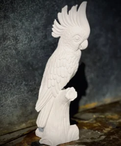 Egregia Gifts COCKATOO ALABASTER - 25 Cm