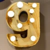 Scout House Vintage Letter 'G' Light Gifts 2 Scout House Vintage Letter 'G' Light Gifts