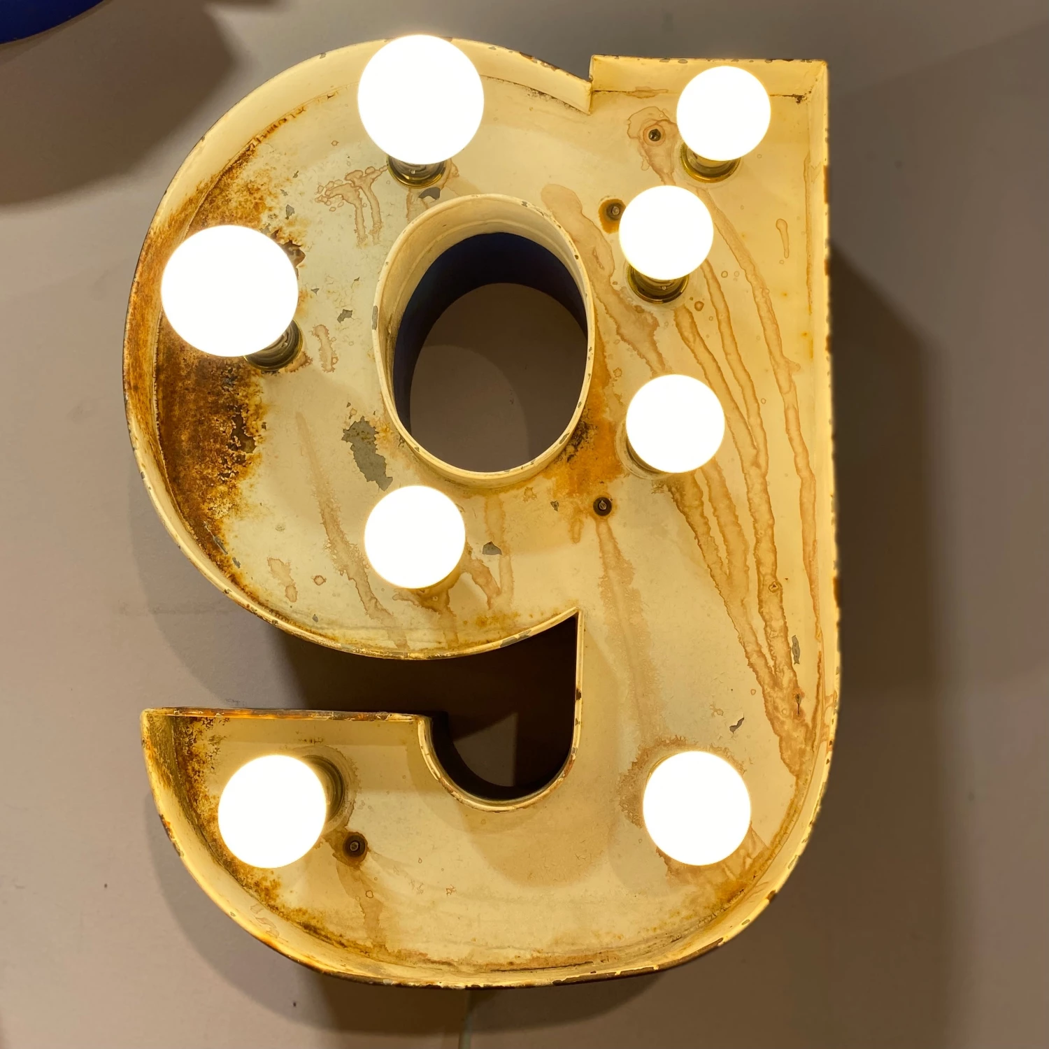 Scout House Vintage Letter 'G' Light Gifts 3 Scout House Vintage Letter 'G' Light Gifts