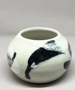 Scout House Gifts Black And White Canister - Bridget Bodenham