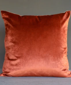 Iosis France Velvet Berlingot Cushion In Ambre 45cm
