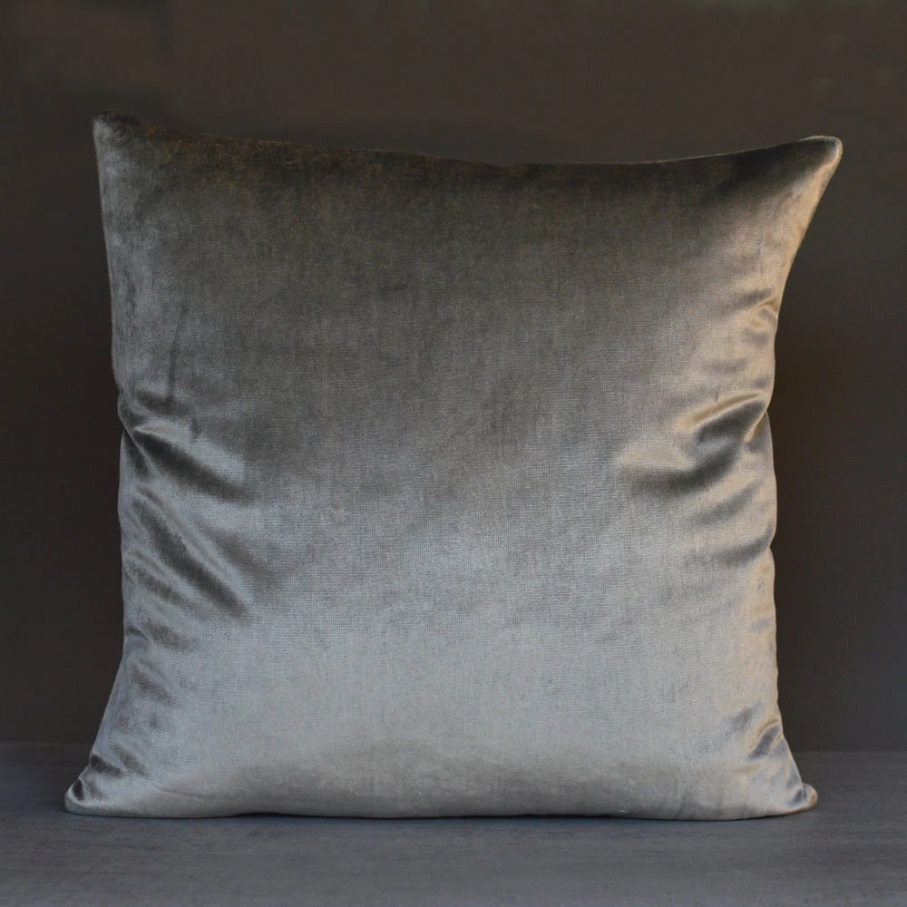 Iosis France Velvet Berlingot Cushion In Gris 45cm Homewares 3 Iosis France Velvet Berlingot Cushion In Gris 45cm Homewares