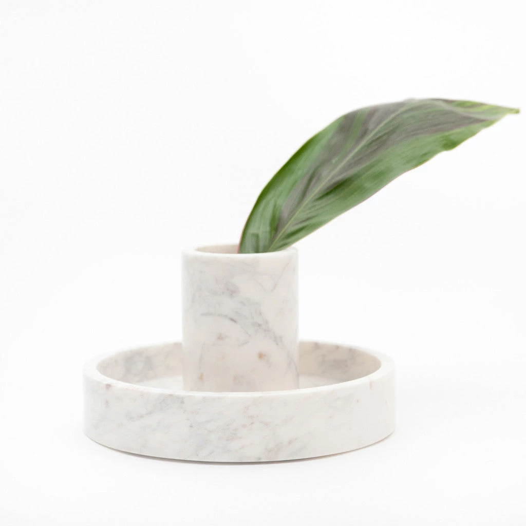 Marble Basic Round Roman Tray - Small 5 Marble Basic Round Roman Tray - Small