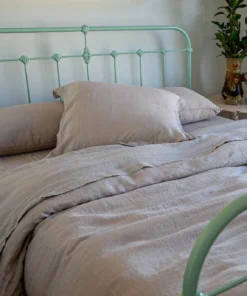 Scout House Homewares Scout Portuguese Linen Quilt Cover Set - Queen - Linen