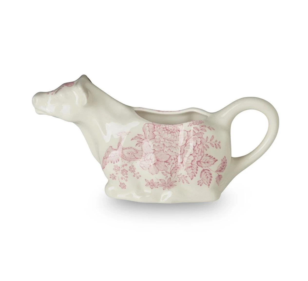 Kitchenware Burleigh UK Pink Pheasant - Cow Creamer 3 Kitchenware Burleigh UK Pink Pheasant - Cow Creamer