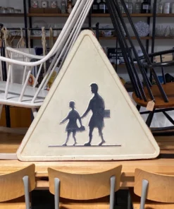 SCOUT Original 1960's French School Crossing Sign
