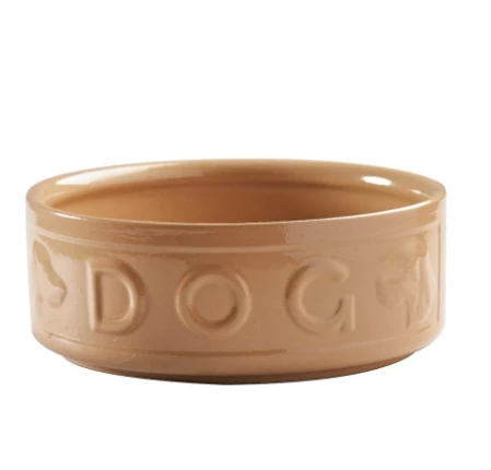 SMALL Dog Bowl Cornishware By Mason Cash 3 SMALL Dog Bowl Cornishware By Mason Cash