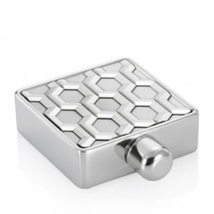 Hexagonal Pewter Hip Flask - Royal Selangor 4 Hexagonal Pewter Hip Flask - Royal Selangor