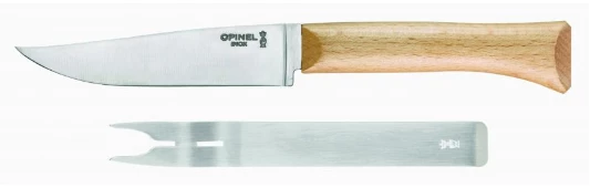Opinel Cheese Knife And Fork Set 4 Opinel Cheese Knife And Fork Set