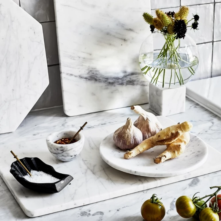 Homewares Marble Basic Large Rectangular Trivet 4 Homewares Marble Basic Large Rectangular Trivet