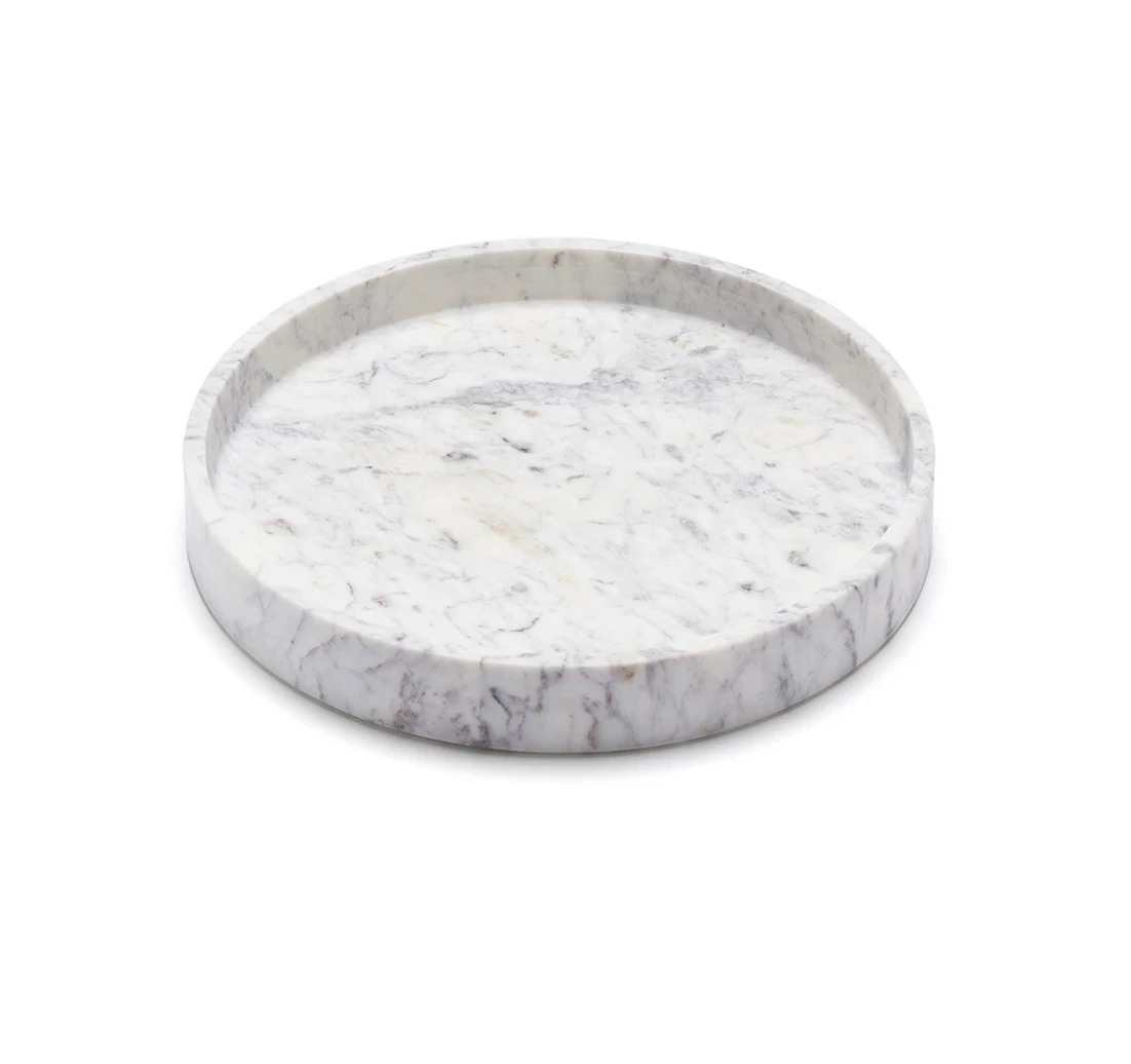 Marble Basic Round Roman Tray - Large Gifts 3 Marble Basic Round Roman Tray - Large Gifts