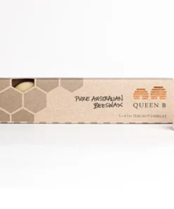 Scout Queen B 6 Hours Tealight Candles With Re-usable Clear Cups -Pack Of 5