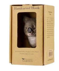Scout House Gifts Hand Carved Wooden Wall Hook - Koala