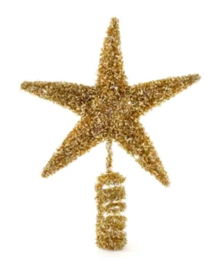 Scout TINSEL STAR TREE TOP-GOLD Star Decoration Gifts